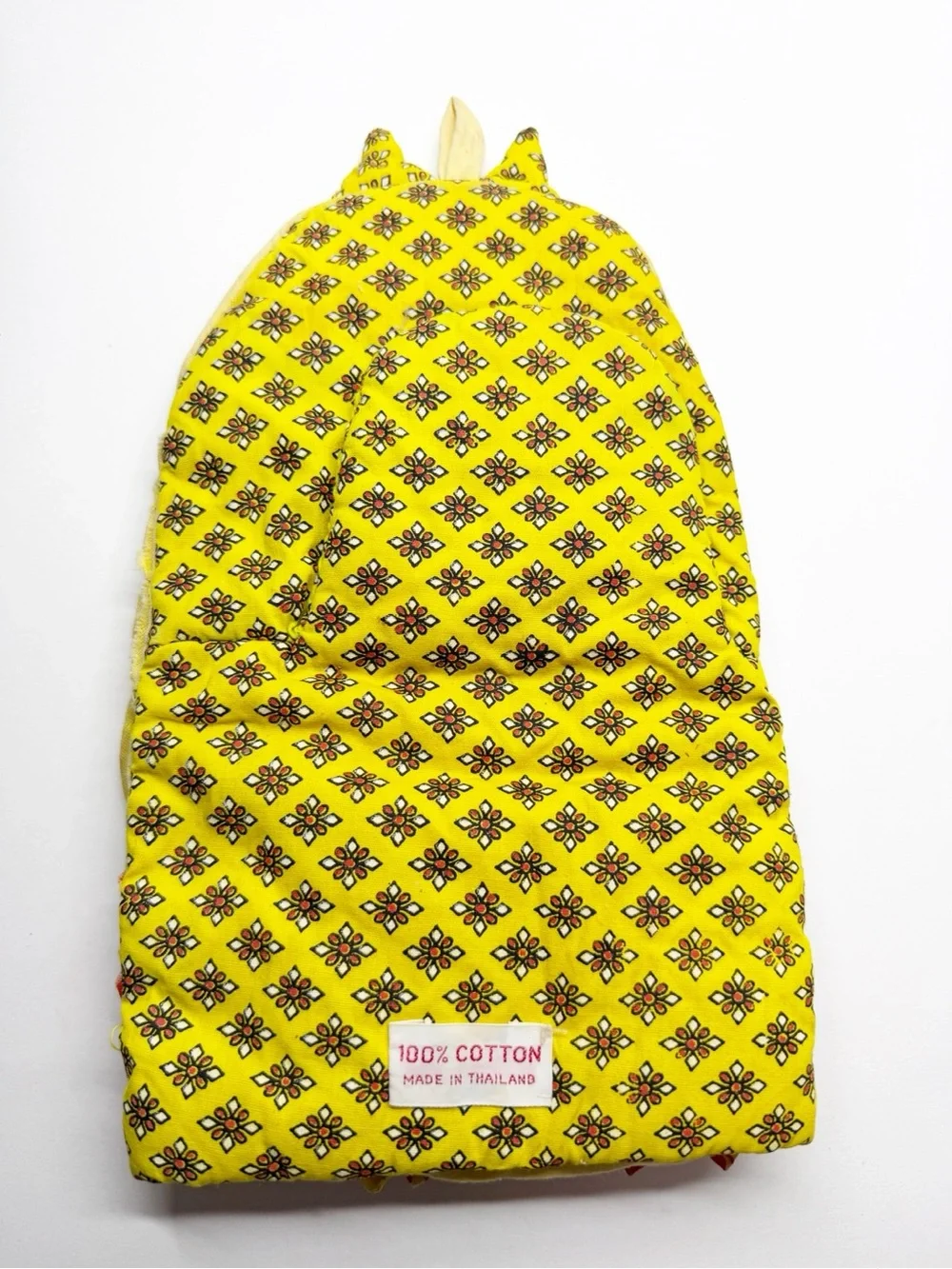 Vintage 70s 3D Owl Oven Mitt Retro Mod